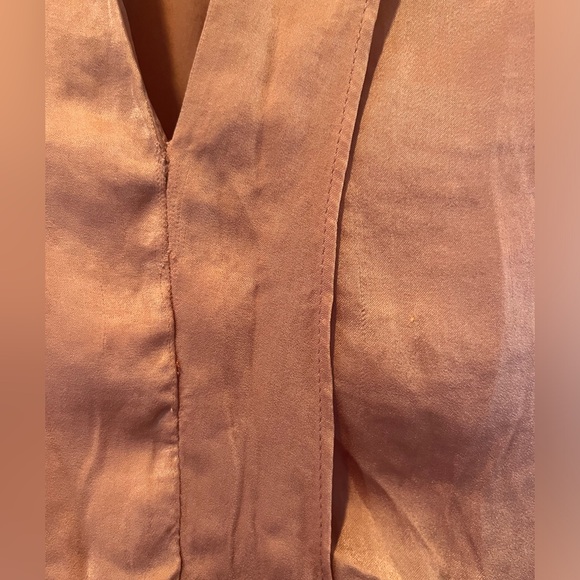 JJD KITTENISH Long Sleeve Orange Wrap Dress - Picture 5 of 8